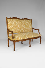 将图片加载到图库查看器,Banquette style Louis XV en chêne sculpté