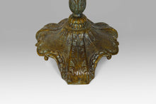 将图片加载到图库查看器,Chandelier Napoléon III en bronze patiné, modèle aux Sirènes