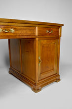 将图片加载到图库查看器,Bureau Art Nouveau à caissons en acajou, France, circa 1900