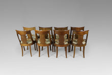 将图片加载到图库查看器,Lot de 8 chaises de salle à manger en acajou, style Restauration, XIXe.