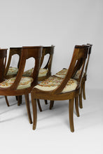 将图片加载到图库查看器,Lot de 8 chaises de salle à manger en acajou, style Restauration, XIXe.