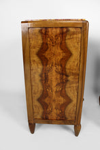 将图片加载到图库查看器,Paire de chevets Art Déco par les Ateliers Gauthier-Poinsignon en noyer, circa 1920-1930