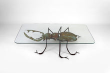 将图片加载到图库查看器,Table basse au scarabée par François Melin, circa 1970