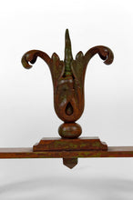 将图片加载到图库查看器,Guéridon rond Art Déco en marbre et fer forgé, circa 1940