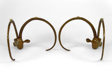 将图片加载到图库查看器,Table basse aux mouflons par Alain Chervet, circa 1970