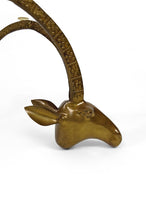 将图片加载到图库查看器,Table basse aux mouflons par Alain Chervet, circa 1970