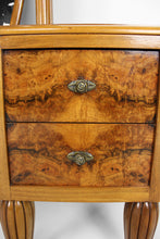 将图片加载到图库查看器,Coiffeuse psyché et pouf Art Déco par les Ateliers Gauthier-Poinsignon en noyer, circa 1920-1930