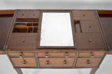 将图片加载到图库查看器,Coiffeuse Victorienne anglaise en acajou, Royaume-Uni, XIXe