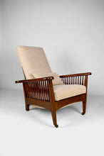 将图片加载到图库查看器,Fauteuil Morris Arts & Crafts, Royaume-Uni, circa 1900
