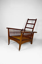 将图片加载到图库查看器,Fauteuil Morris Arts & Crafts, Royaume-Uni, circa 1900