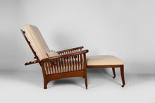 将图片加载到图库查看器,Fauteuil Morris Arts & Crafts, Royaume-Uni, circa 1900