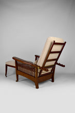 将图片加载到图库查看器,Fauteuil Morris Arts & Crafts, Royaume-Uni, circa 1900