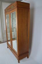 将图片加载到图库查看器,Chambre Art Nouveau par Mathieu Gallerey en acajou, modèle aux Clématites