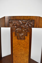 将图片加载到图库查看器,Guéridon octogonal Art Déco marqueté, vers 1925