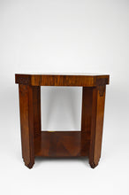 将图片加载到图库查看器,Guéridon octogonal Art Déco marqueté, vers 1925
