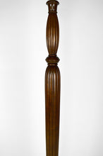 将图片加载到图库查看器,Lampadaire Art Deco en bois sculpté et opaline, France, circa 1925