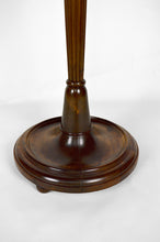 将图片加载到图库查看器,Lampadaire Art Deco en bois sculpté et opaline, France, circa 1925