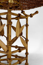 将图片加载到图库查看器,Lampe japonisante imitation bambou, circa 1970