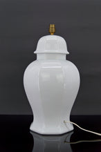 将图片加载到图库查看器,Lampe en porcelaine blanche par Pillivuyt, Japonisme, France, circa 1970