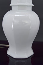 将图片加载到图库查看器,Lampe en porcelaine blanche par Pillivuyt, Japonisme, France, circa 1970