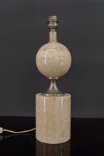将图片加载到图库查看器,Lampe en travertin par Philippe Barbier, France, circa 1960