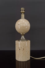 将图片加载到图库查看器,Lampe en travertin par Philippe Barbier, France, circa 1960
