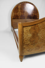 将图片加载到图库查看器,Lit double Art Déco par les Ateliers Gauthier-Poinsignon en noyer, circa 1920-1930