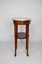 将图片加载到图库查看器,Guéridon Art Nouveau en acajou et loupe attribué à Louis Chambry, France, circa 1900