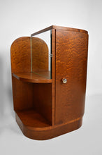 将图片加载到图库查看器,Paire de chevets Art Déco Moderniste en acajou, France, circa 1930