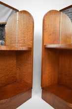 将图片加载到图库查看器,Paire de chevets Art Déco Moderniste en acajou, France, circa 1930