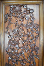 将图片加载到图库查看器,Paravent Art Nouveau Japonisant en bois sculpté, vers 1890