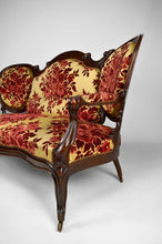 将图片加载到图库查看器,Salon Napoléon III en acajou, 7 éléments, circa 1860