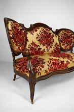 将图片加载到图库查看器,Salon Napoléon III en acajou, 7 éléments, circa 1860