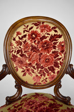 将图片加载到图库查看器,Salon Napoléon III en acajou, 7 éléments, circa 1860