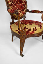 将图片加载到图库查看器,Salon Napoléon III en acajou, 7 éléments, circa 1860