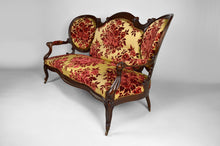 将图片加载到图库查看器,Salon Napoléon III en acajou, 7 éléments, circa 1860