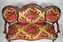 将图片加载到图库查看器,Salon Napoléon III en acajou, 7 éléments, circa 1860