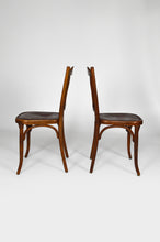 将图片加载到图库查看器,Salon Art Nouveau Fischel en bois courbé et cuir, vers 1910