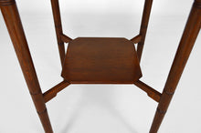 将图片加载到图库查看器,Gueridon Arts & Crafts en chêne et laiton, XIXe