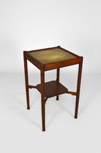 将图片加载到图库查看器,Gueridon Arts & Crafts en chêne et laiton, XIXe