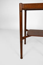 将图片加载到图库查看器,Gueridon Arts & Crafts en chêne et laiton, XIXe