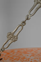 将图片加载到图库查看器,Suspension Art Déco en bronze argenté, France, circa 1925