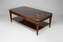 将图片加载到图库查看器,Table basse néo-classique en acajou marqueté, France, XXe