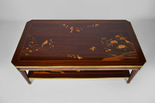 将图片加载到图库查看器,Table basse néo-classique en acajou marqueté, France, XXe