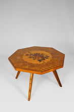 将图片加载到图库查看器,Table basse octogonale avec marqueterie florale