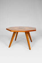 将图片加载到图库查看器,Table basse octogonale avec marqueterie florale
