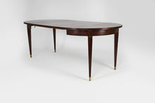 将图片加载到图库查看器,Table ronde Art Déco en acajou par Jacques Adnet, vers 1940