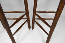 将图片加载到图库查看器,Lot de 4 tabourets de bar dans le style de Charlotte Perriand, Mid-Century, France