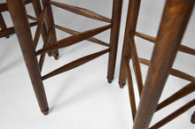将图片加载到图库查看器,Lot de 4 tabourets de bar dans le style de Charlotte Perriand, Mid-Century, France