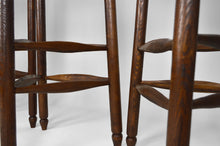 将图片加载到图库查看器,Lot de 4 tabourets de bar dans le style de Charlotte Perriand, Mid-Century, France